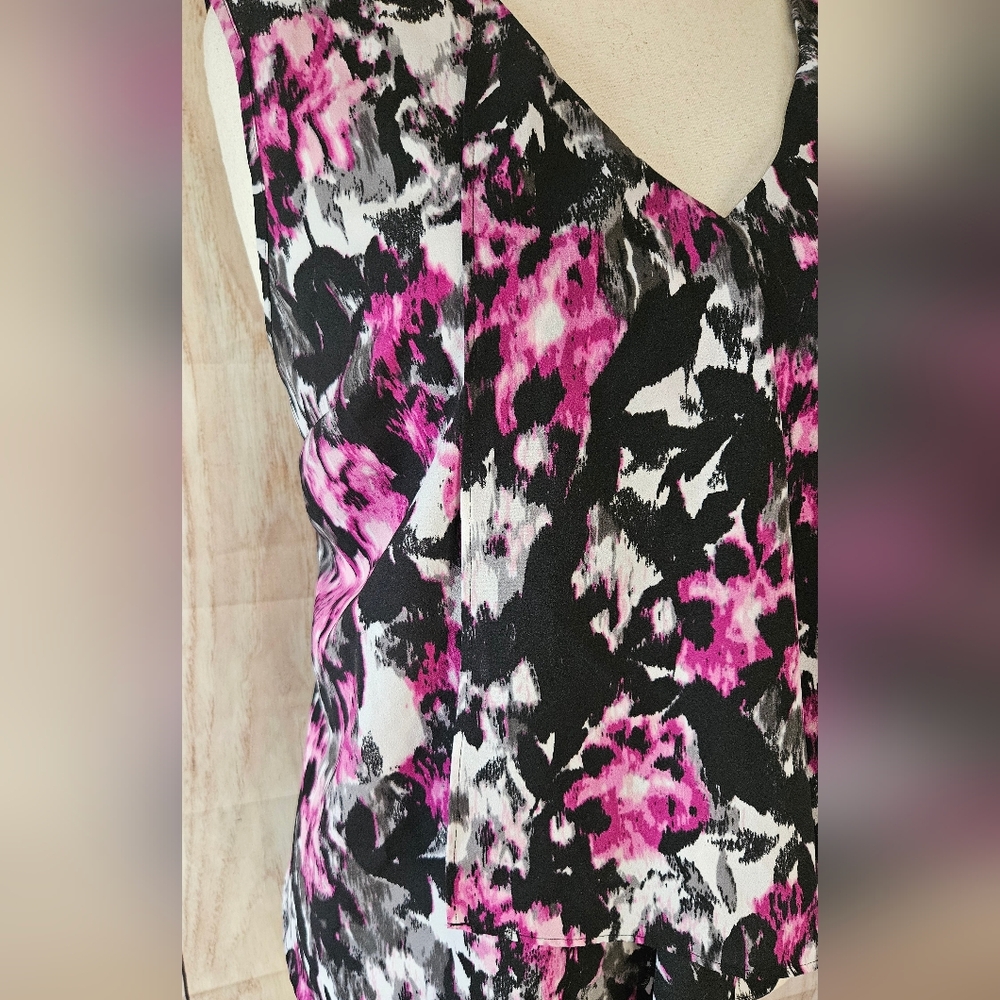 DEX Ruffle Front Asymetical Shell Plus Size - Picture 3 of 13